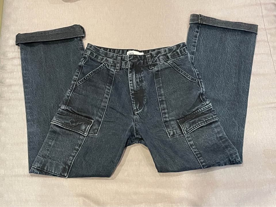 ZARA Cargo Jeans - photo 2