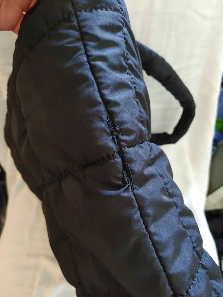 Quilted Black Puffer Tote Bag - photo 4