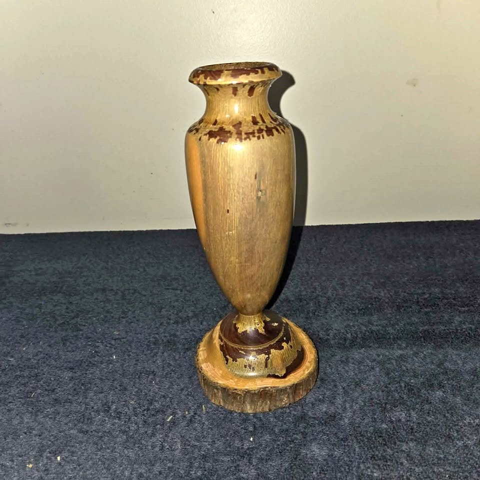 Vintage ABO Mulga Wood Bud Vase - $50 OBO