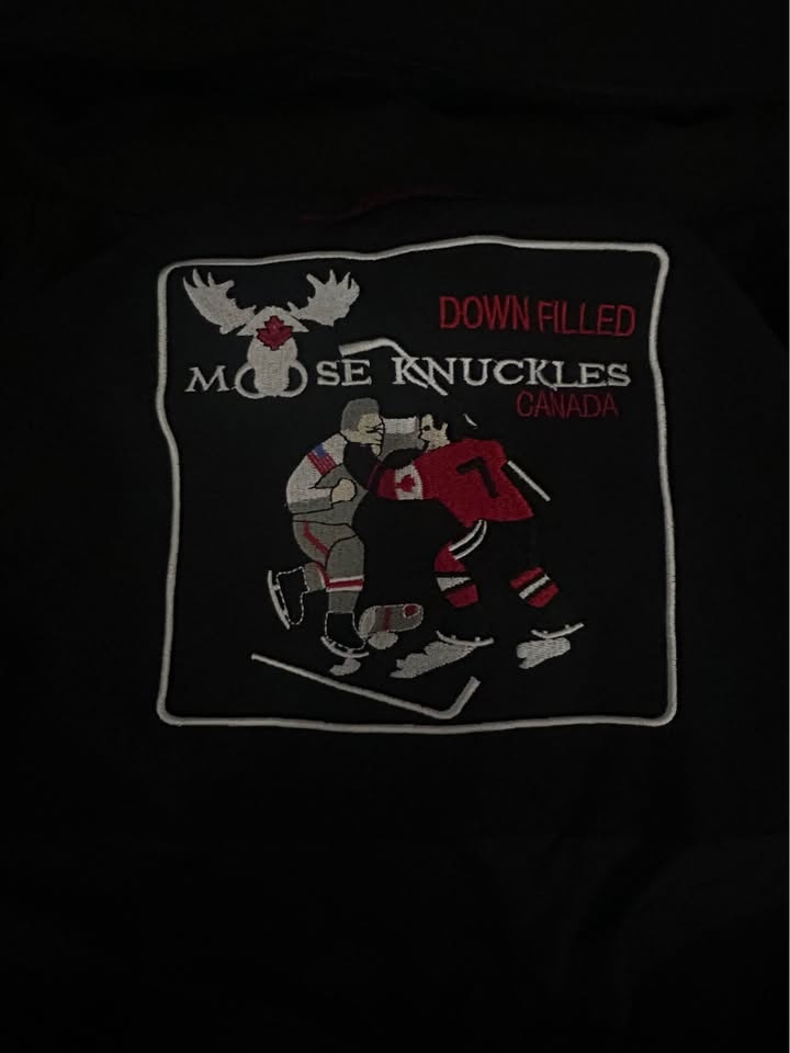 Moose Knuckles Black Winter Puffer Jacket - Men's L - photo 3