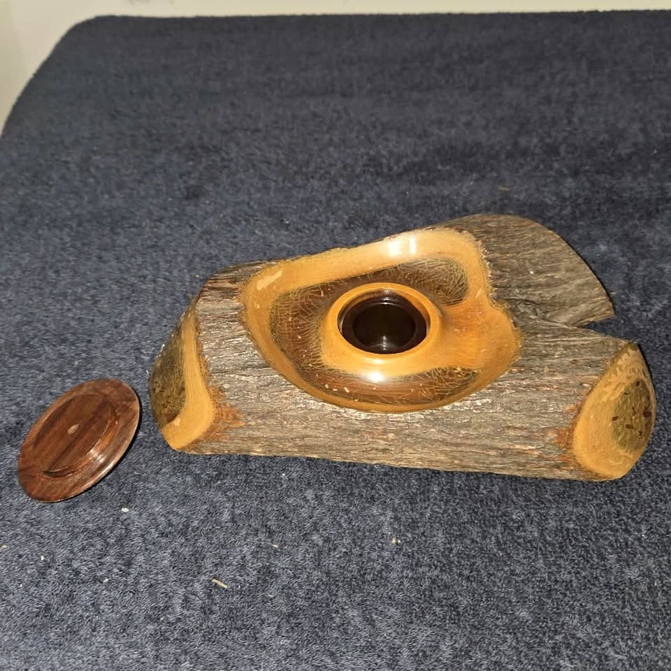 Vintage Abo-Brand Mulga Wood Ink Well - $90 obo - photo 2