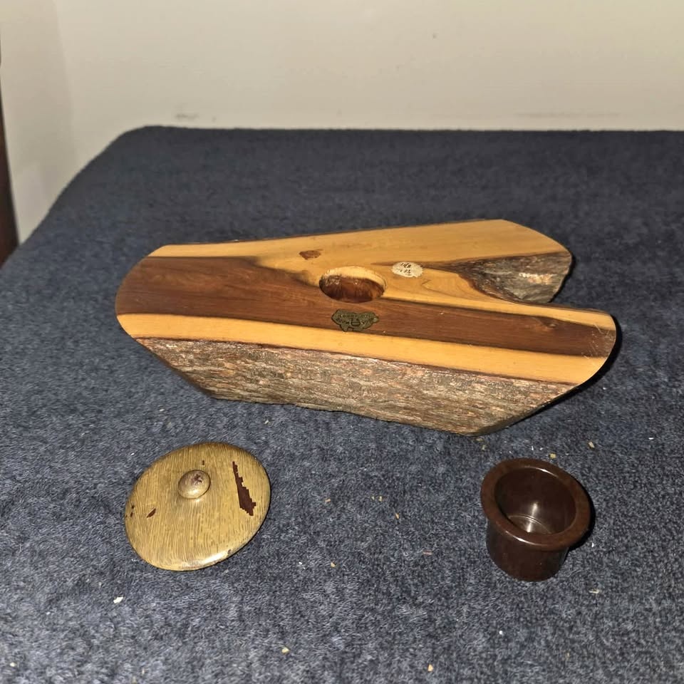 Vintage Abo-Brand Mulga Wood Ink Well - $90 obo - photo 3