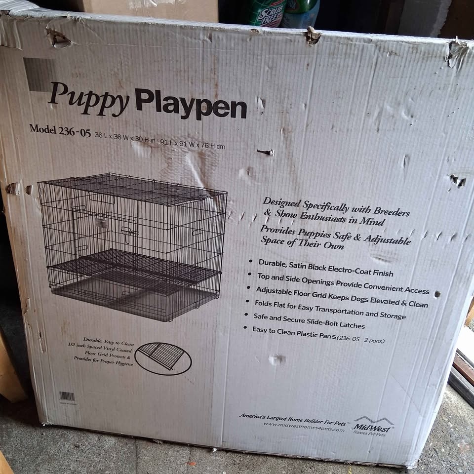 Midwest Puppy Playpen - Model 236-05 Dog Kennel - photo 3