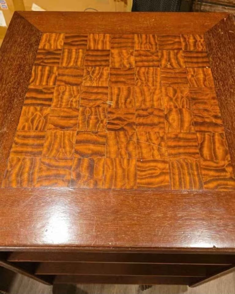 Vintage Revolving Side Table / Bookcase - photo 4