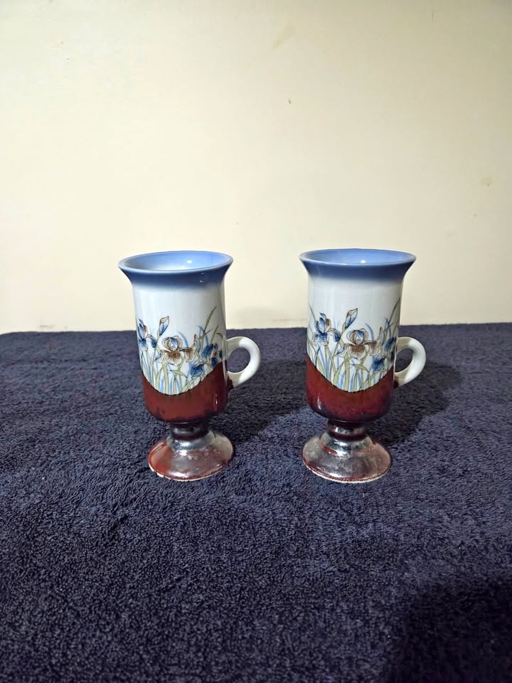 Vintage Otagiri Japan Ceramic Coffee Mug: Handcrafted Floral Des