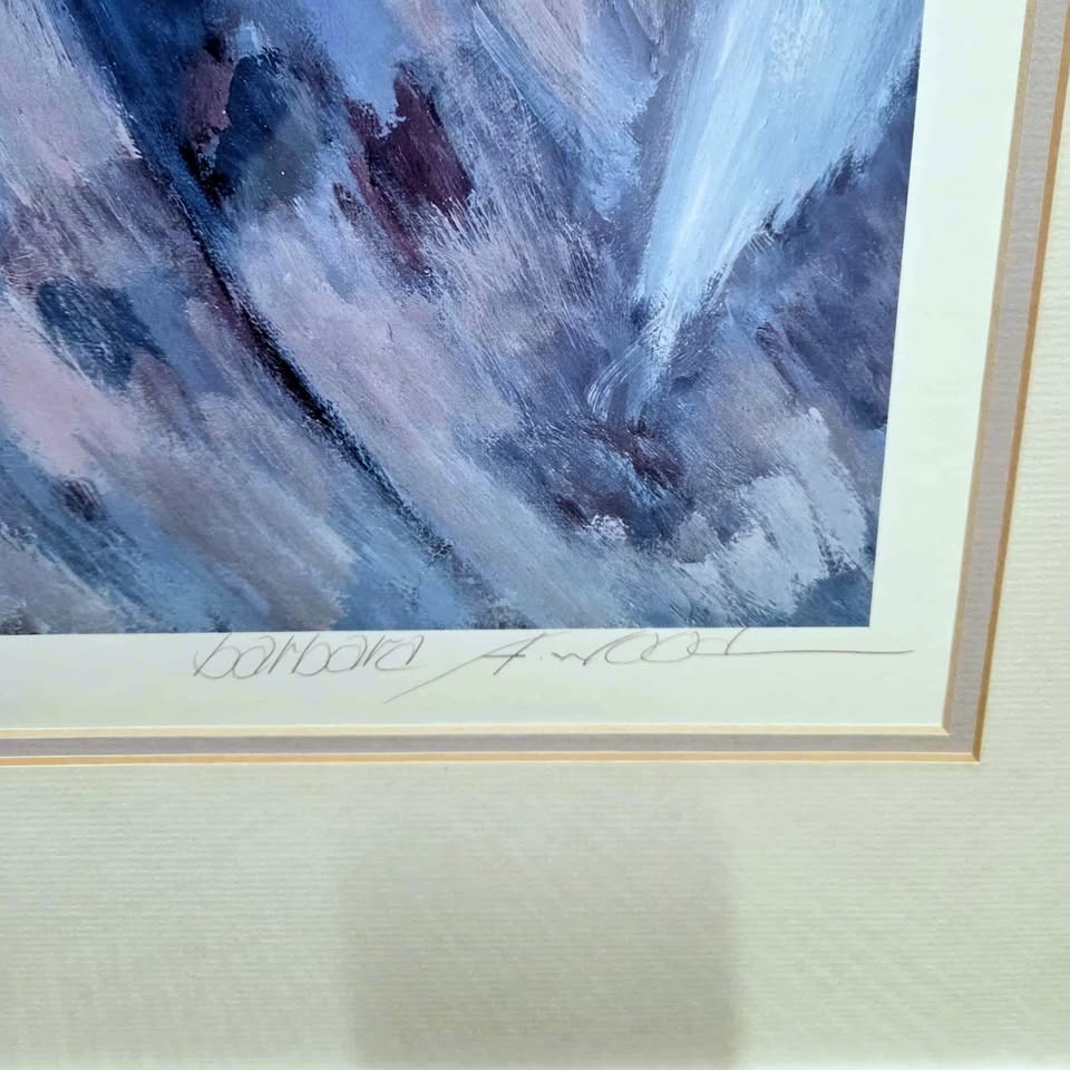 Snowflake by Barbara A. Wood - Signed Lithograph - photo 3