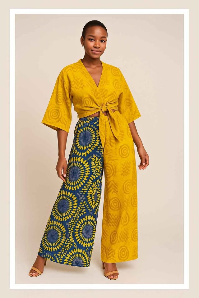 Bold African Print 2-Piece Set (Fits S-M / US 4-8)