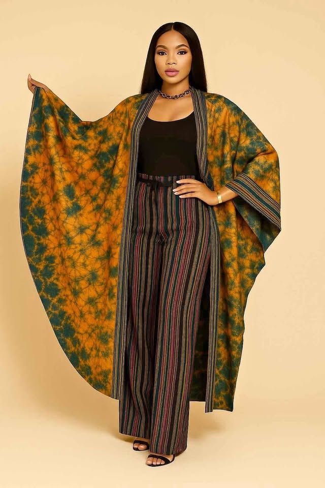 Effortlessly Chic Tie-Dye Kimono Set
