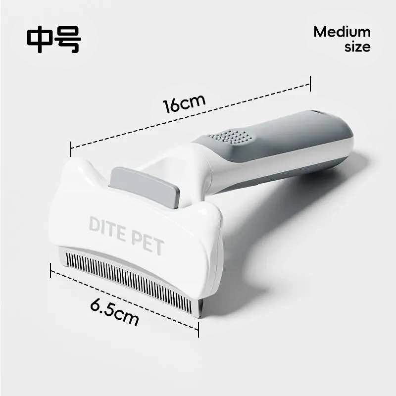 Pet deshedding brush for pets