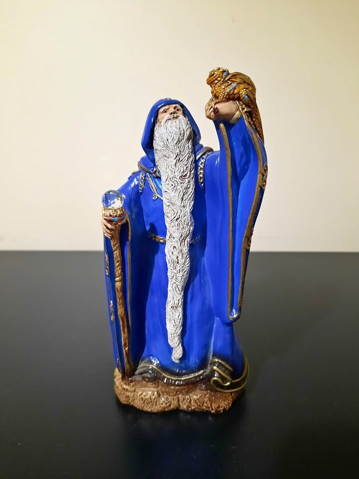 Windstone Editions 1986 Wizard Dragon 7" Crystal Staff