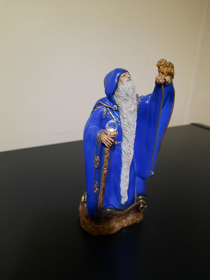 Windstone Editions 1986 Wizard Dragon 7" Crystal Staff - photo 2