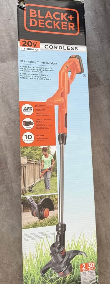Black+decker cordless grass trimmer - photo 4