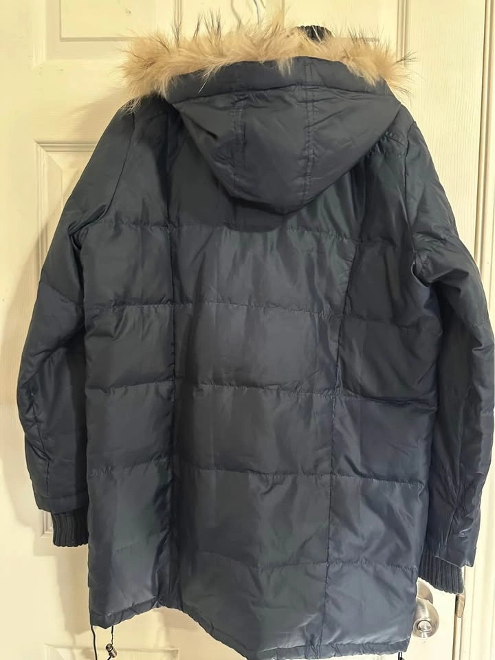 Navy blue winter jacket - photo 2