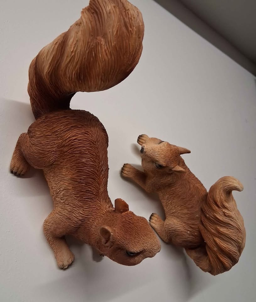 A Pair of Cute Squirrels Tree / Wall Hanger - photo 2