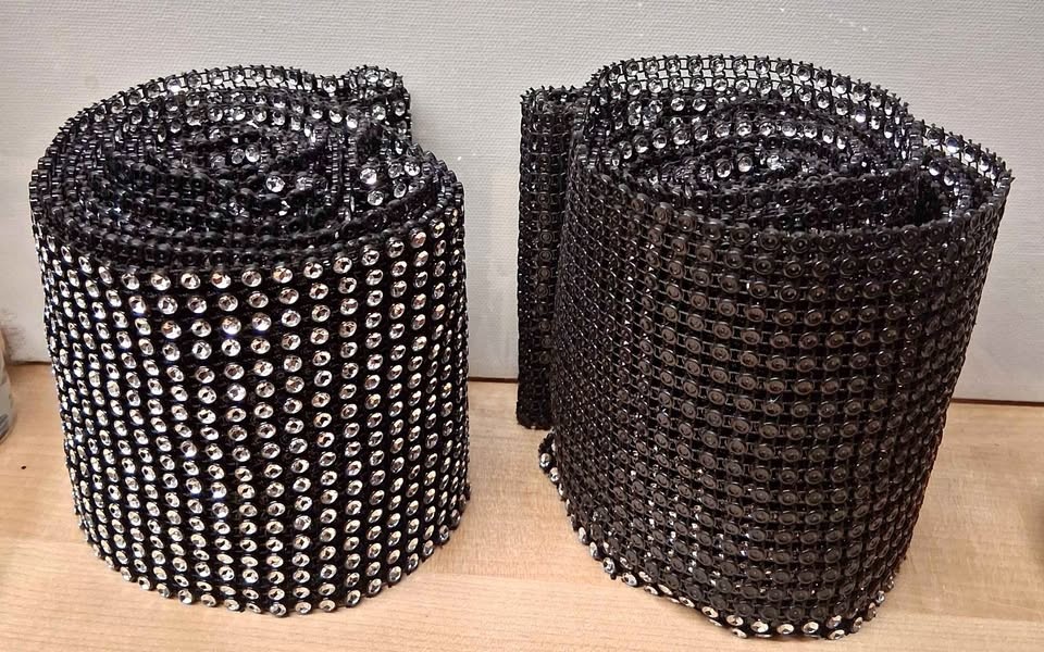 Mesh Reinstone Rolls x2