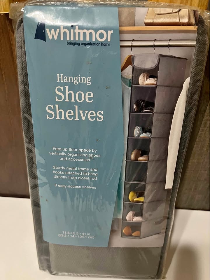 Brand new Basics 8-Tier Hanging Shoe shelves