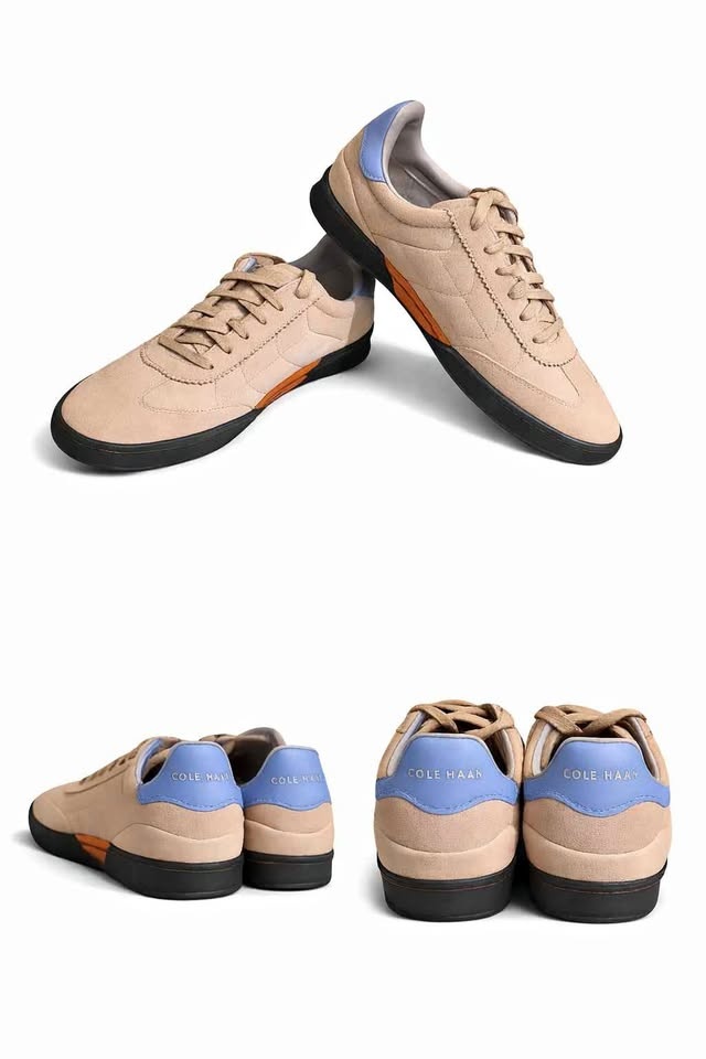 Cole Haan GrandSeries Suede Sneakers Men’s 9.5 - Beige