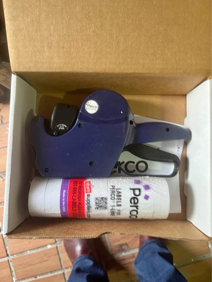 Perco Pro 1 Line Price Gun with Labels Kit