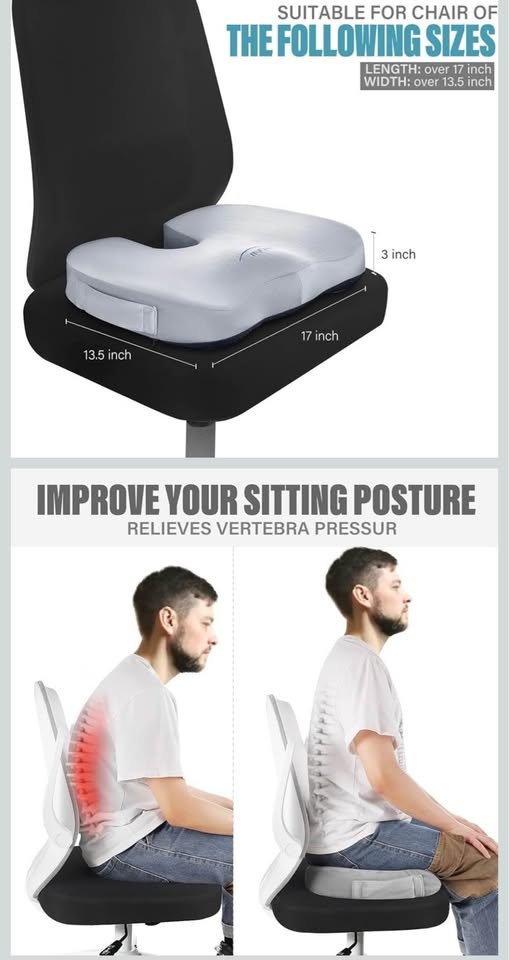 Seat Cushion, Office Chair Cushions Butt Pillow - photo 3