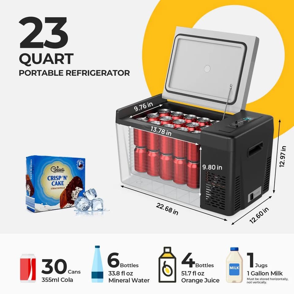BougeRV 12V 23 Quart Portable Fridge - photo 5