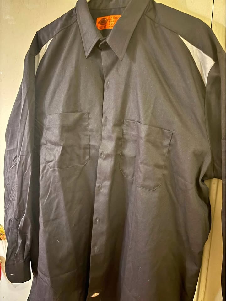 3 Brand New Dickies Black Long Sleeve Shirts