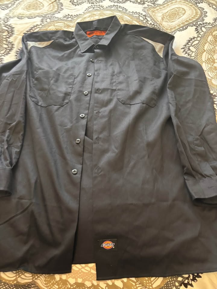 3 Brand New Dickies Black Long Sleeve Shirts - photo 2