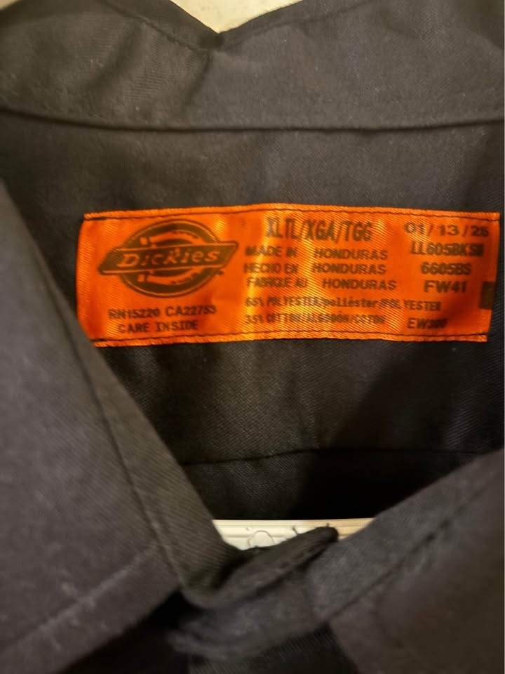 3 Brand New Dickies Black Long Sleeve Shirts - photo 4