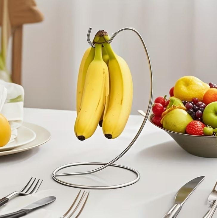 Multifunctional Metal Hook Rack - Banana, Keys, Headphones - photo 3
