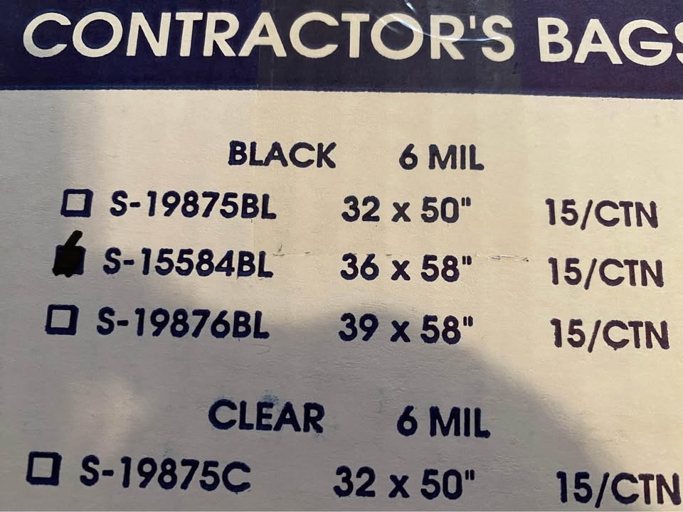 Uline Contractor Garbage Bags - Heavy Duty - photo 3