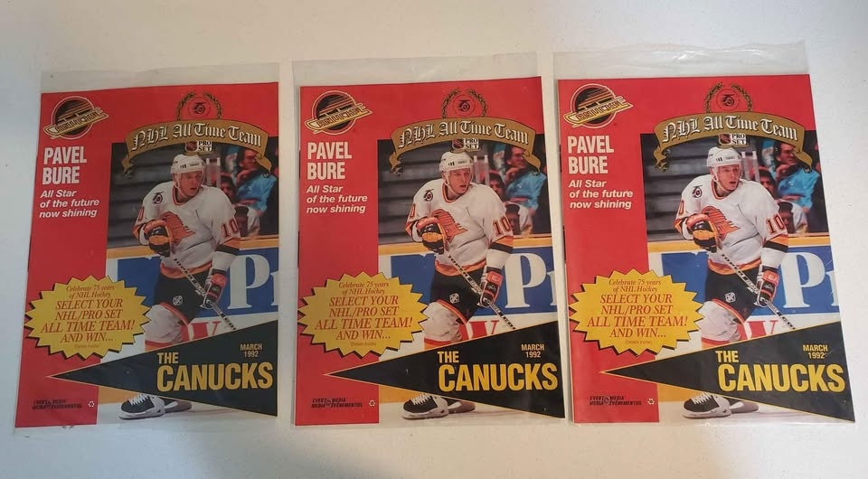1992 NHL Pro Set All Time Team Magazine Ballot Pavel Bure - photo 2