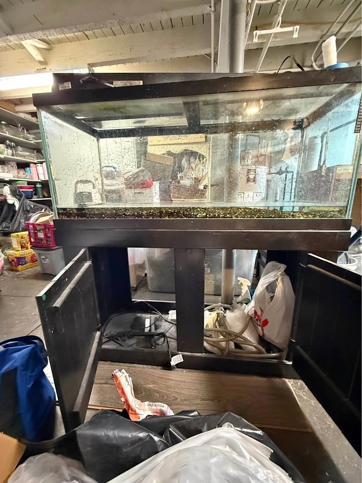 75 Gallon Fish Tank with Stand and Canopy