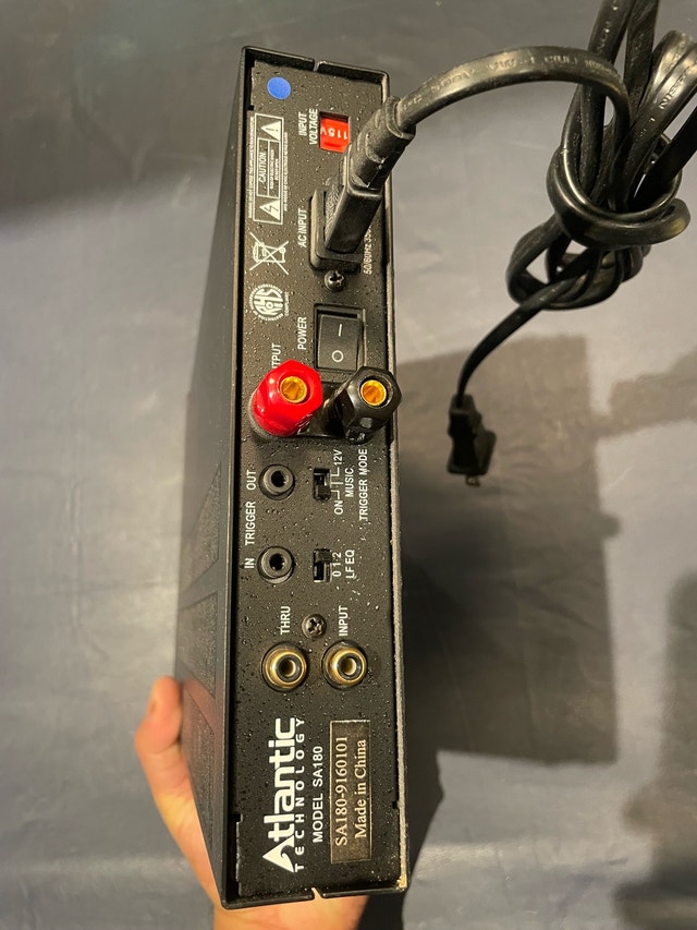 Atlantic Technology SA-180 Subwoofer Mono Block Amplifier - photo 3