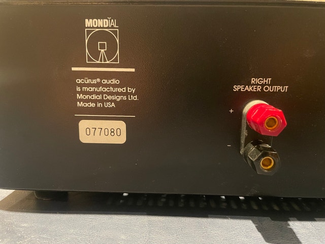 Acurus A100 - Home Audio Power Amplifier - photo 4