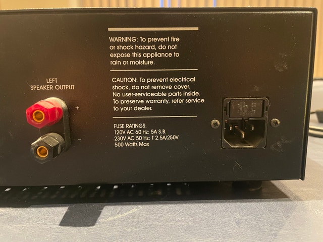 Acurus A100 - Home Audio Power Amplifier - photo 5
