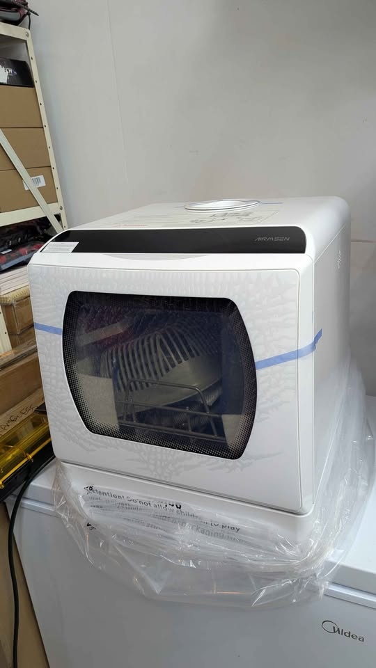 AIRMSEN TDQR03 Countertop Portable Mini Dishwasher White - photo 3