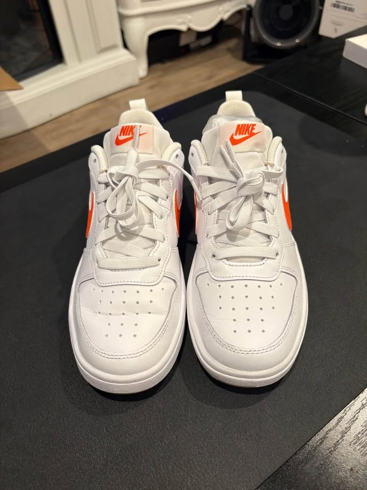 Size 5.5 Nike Sneakers (Orange Check) - photo 3