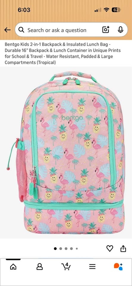 Bentgo Kids 2-in-1 Backpack & Insulated Lunch Bag