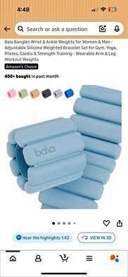Wrist & Ankle Weights - Adjustable Weighted Bands for Women & Me