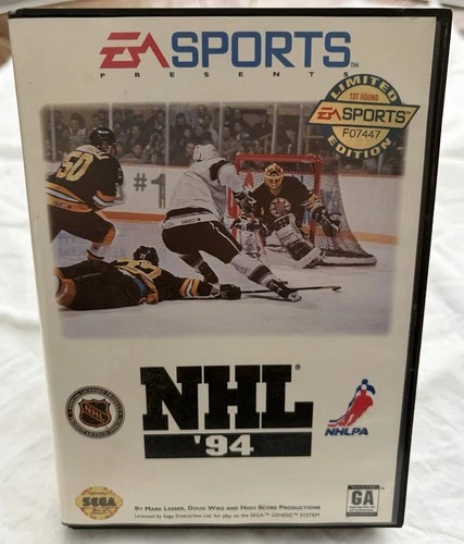 NHL 94 (Sega Genesis, 1994) CIB – Complete Tested Working