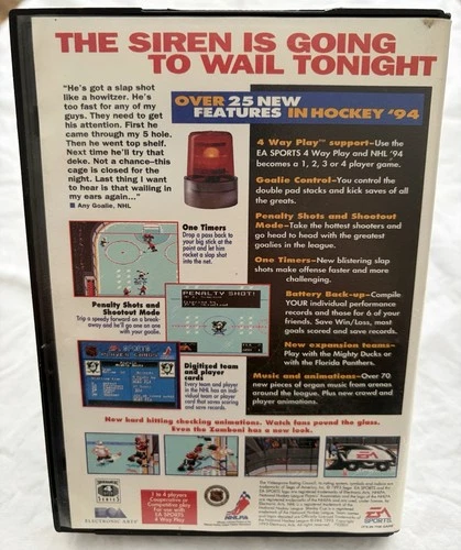 NHL 94 (Sega Genesis, 1994) CIB – Complete Tested Working - photo 2