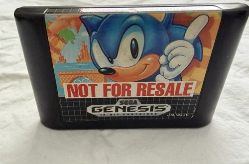 Sonic the Hedgehog (Sega Genesis, 1991) - Not For Resale