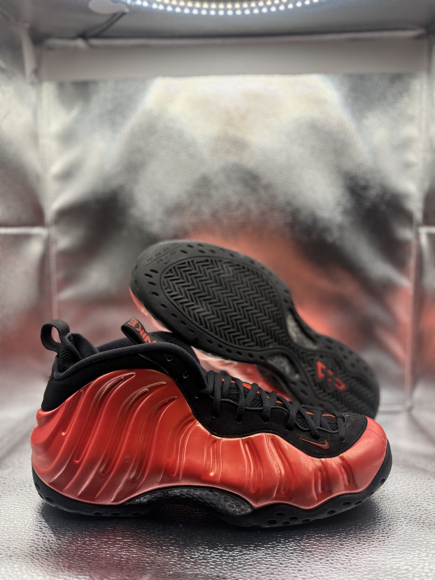 Nike Air Foamposite One Habanero Red