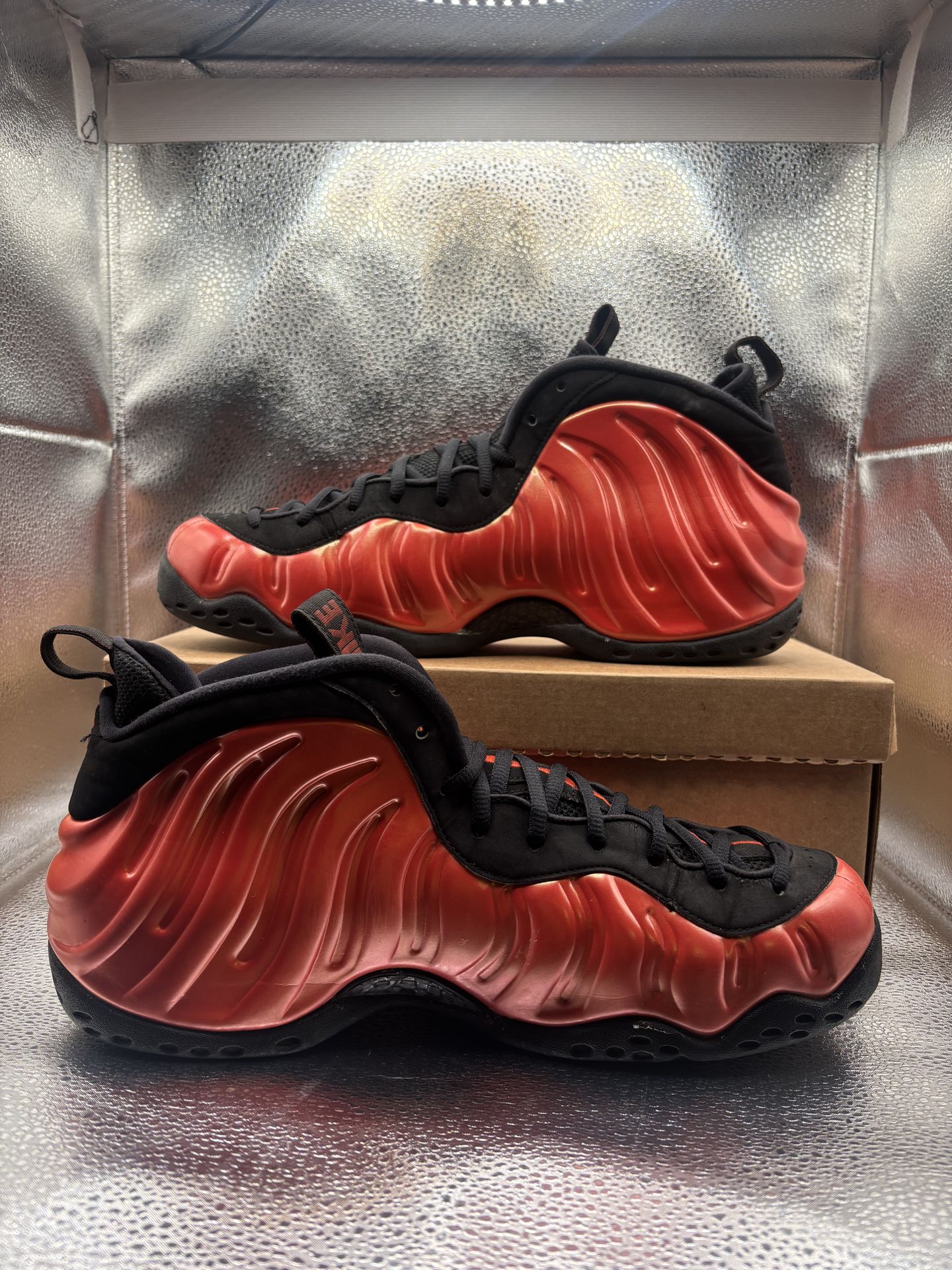 Nike Air Foamposite One Habanero Red - photo 5