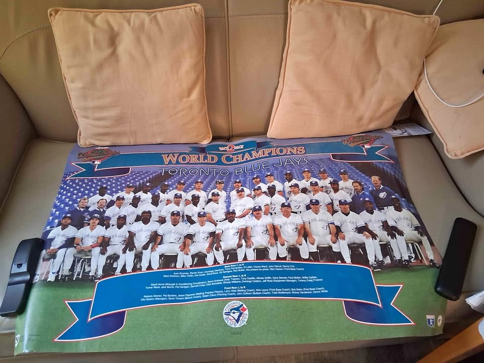 Back 2 Back World Champions Toronto Blue Jays Poster