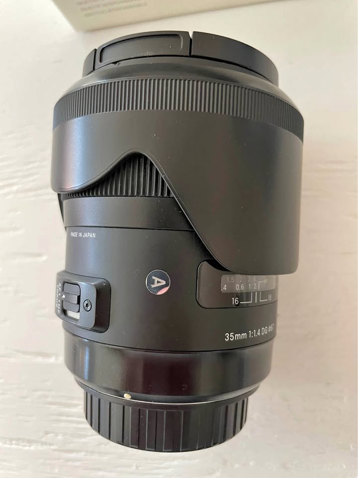 Sigma 35mm f1.4 DG Art lens EF Mount