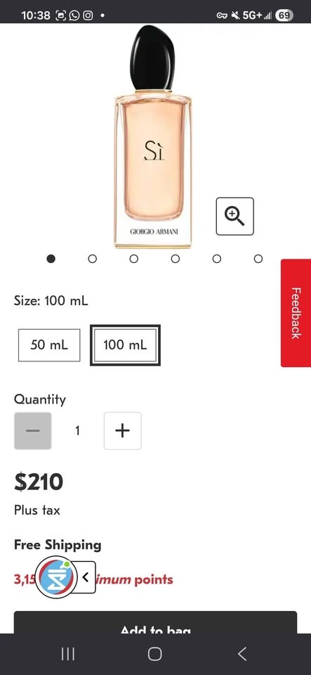 Armani Sì Perfume 100ml - Full Bottle - photo 3