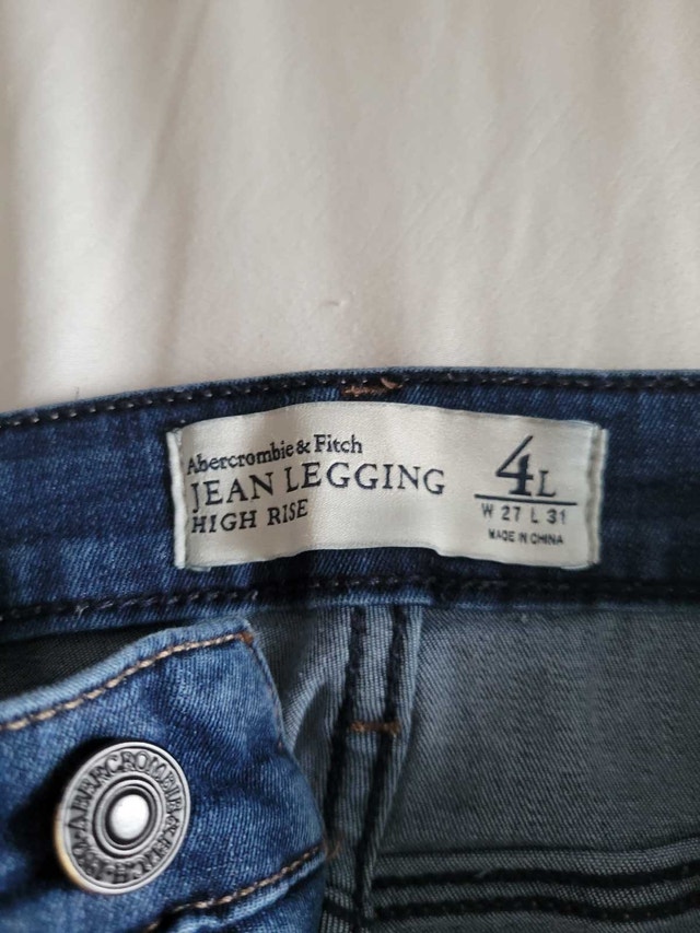 Abercrombie & Fitch Jean Leggings - Women's Size 4L - photo 2