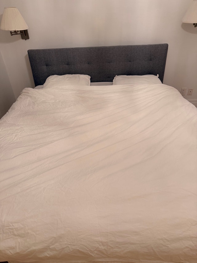Free pickup 25/26March, Cal King Emma Mattress & Endy Bed Frame - photo 2
