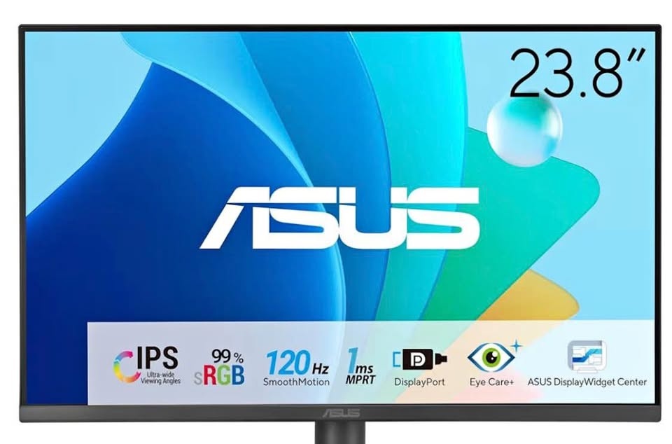 ASUS 24" 1080P Eye Care Monitor (VA24E), Like New