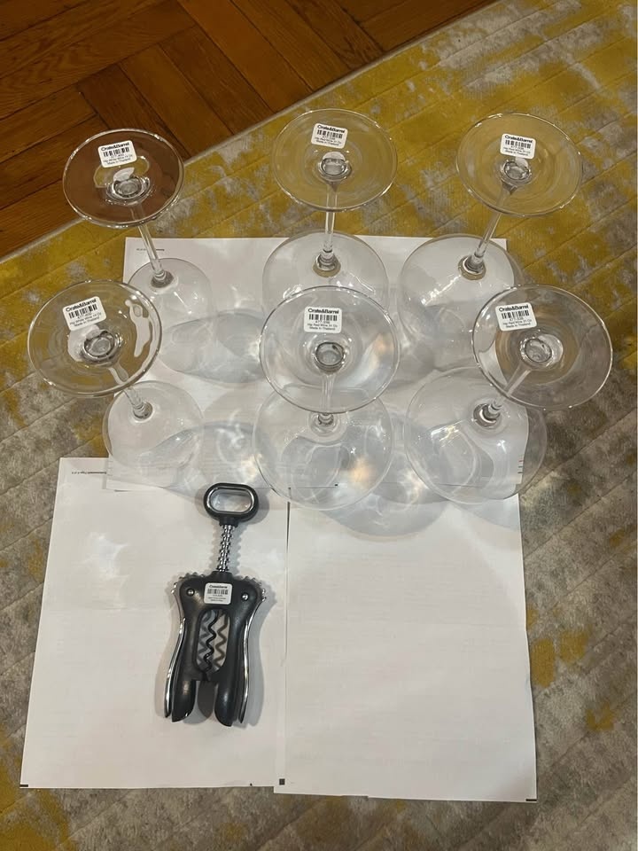 Hip Wine Glasses and Opener (Crate&Barrel) - photo 3